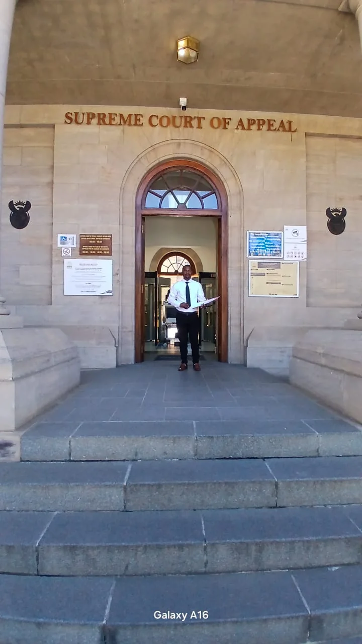 Entrance to the Supreme Court of Appeal in Bloemfontein